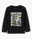 T-shirt manches longues dinosaure garçon
